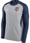 Main image for Nike Minnesota Twins Mens Navy Blue Game Long Sleeve Sweatshirt