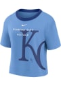 Kansas City Royals Womens Nike First T-Shirt - Light Blue