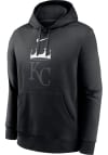 Main image for Nike Kansas City Royals Mens Black Refresh Logo Club Long Sleeve Hoodie