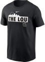 St Louis Cardinals Nike Refresh Local Nickname Skyline T Shirt - Black
