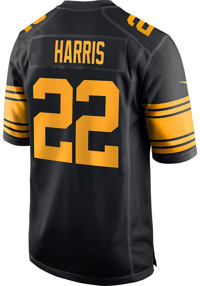 Najee Harris Pittsburgh Steelers Home Game Jersey BLACK