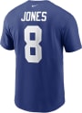 Daniel Jones New York Giants Nike Name And Number T-Shirt - Blue