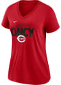 Cincinnati Reds Womens Nike Local T-Shirt - Red