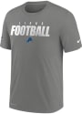 Detroit Lions Nike Dri-Fit Cotton T Shirt - Grey