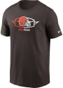 Cleveland Browns Nike TEAM LOGO T Shirt - Brown