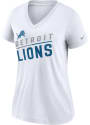 Detroit Lions Womens Nike Primetime T-Shirt - White