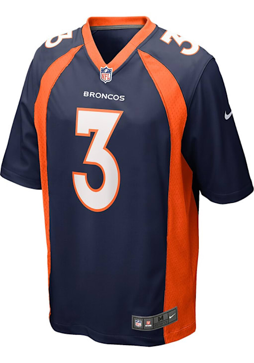 Russell Wilson Denver Broncos NAVY Home Game Jersey - 17324252