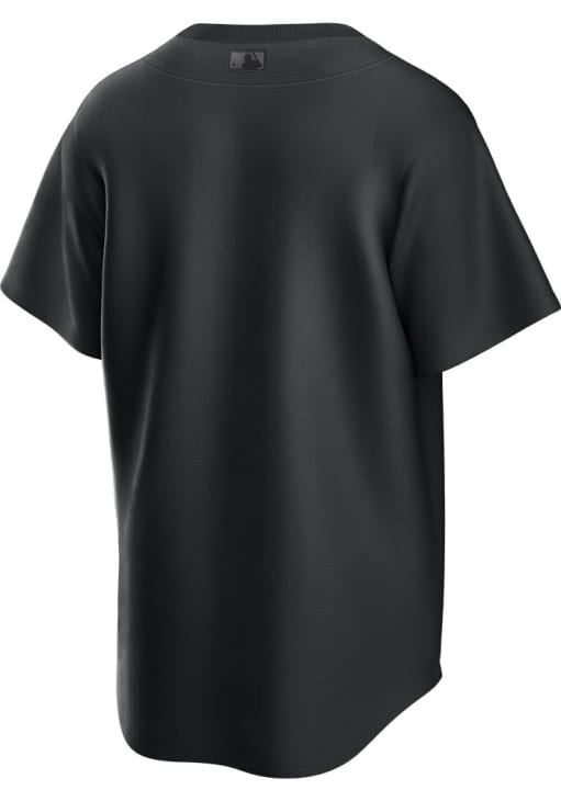 Kansas City Royals Mens Nike Replica Pitch Black Jersey - Black