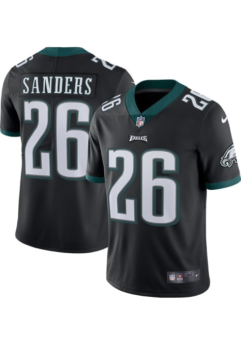 Youth Miles Sanders Midnight Green Philadelphia Eagles Replica Player Jersey