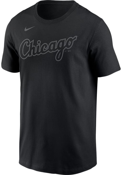 Tim Anderson White Sox Pitch Black Name And Number Short Sleeve