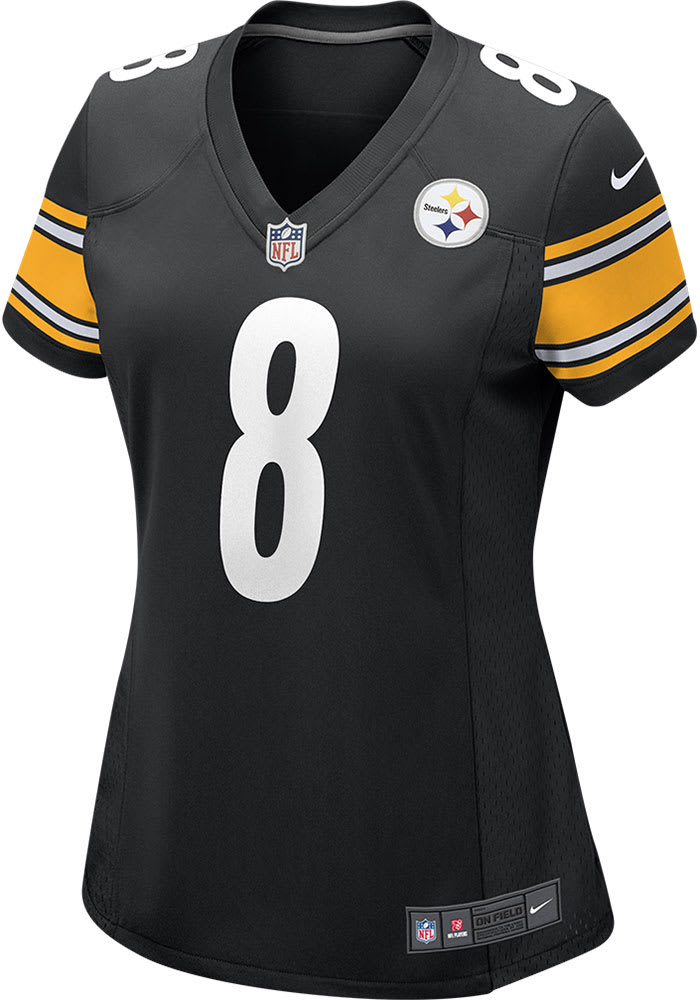 Kenny Pickett Womens Pittsburgh Steelers Black Home Replica