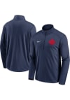 Main image for Nike Cleveland Guardians Mens Navy Blue Element Long Sleeve 1/4 Zip Pullover