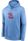 Main image for Nike St Louis Cardinals Mens Light Blue COOP LOGO CLUB Long Sleeve Hoodie