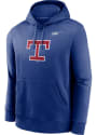 Texas Rangers Nike COOP LOGO CLUB Hooded Sweatshirt - Blue