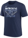 Kansas City Royals Nike COOPERSTOWN REWIND NUT TRI-BLEND Fashion T Shirt - Navy Blue