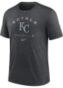Kansas City Royals Nike DRI-BLEND EARLY WORK Fashion T Shirt - Charcoal