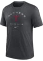Texas Rangers Nike DRI-BLEND EARLY WORK Fashion T Shirt - Charcoal