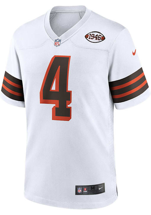 Deshaun Watson Cleveland Browns WHITE ALTERNATE GAME Jersey 17324860