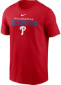 Philadelphia Phillies Nike TEAM ISSUE T Shirt - Red
