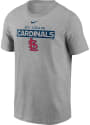 St Louis Cardinals Nike TEAM ISSUE T Shirt - Grey