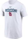 St Louis Cardinals Nike TEAM ISSUE T Shirt - White