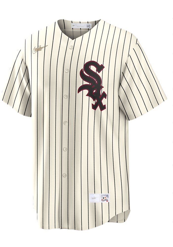 Chicago White Sox Nike CREAM Throwback Cooperstown Jersey - 17325269