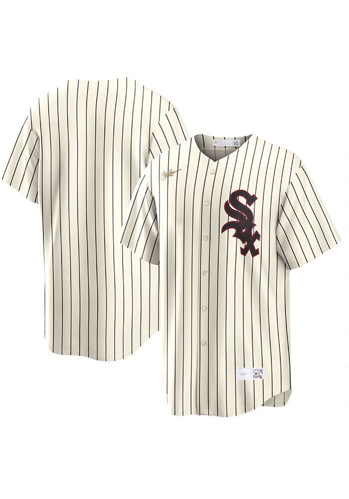 Chicago White Sox Nike CREAM Throwback Cooperstown Jersey - 17325269