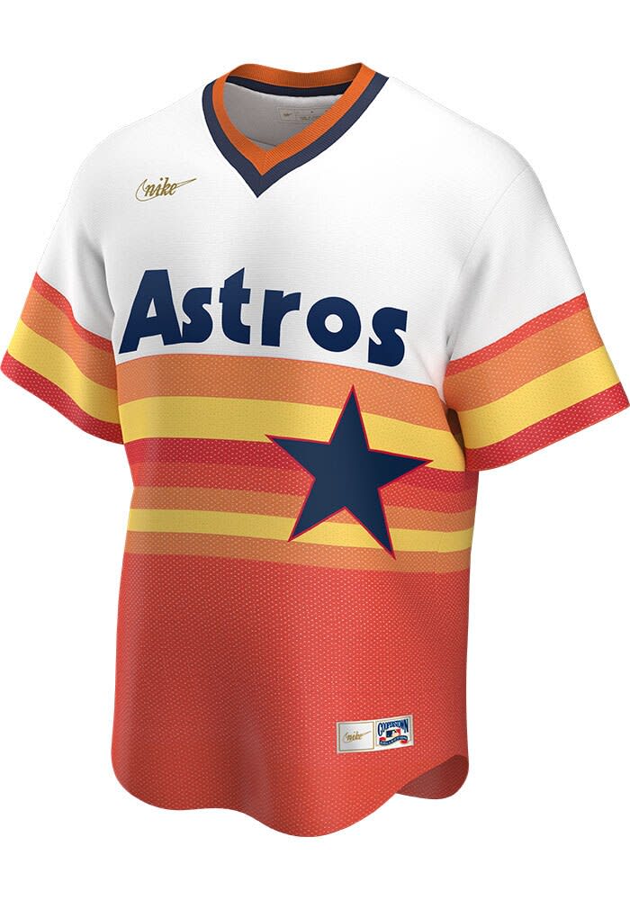 Houston Astros Craig Biggio Nike ORANGE Throwback Cooperstown