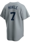 Main image for Mickey Mantle New York Yankees Nike Coop Replica Cooperstown Jersey - Grey