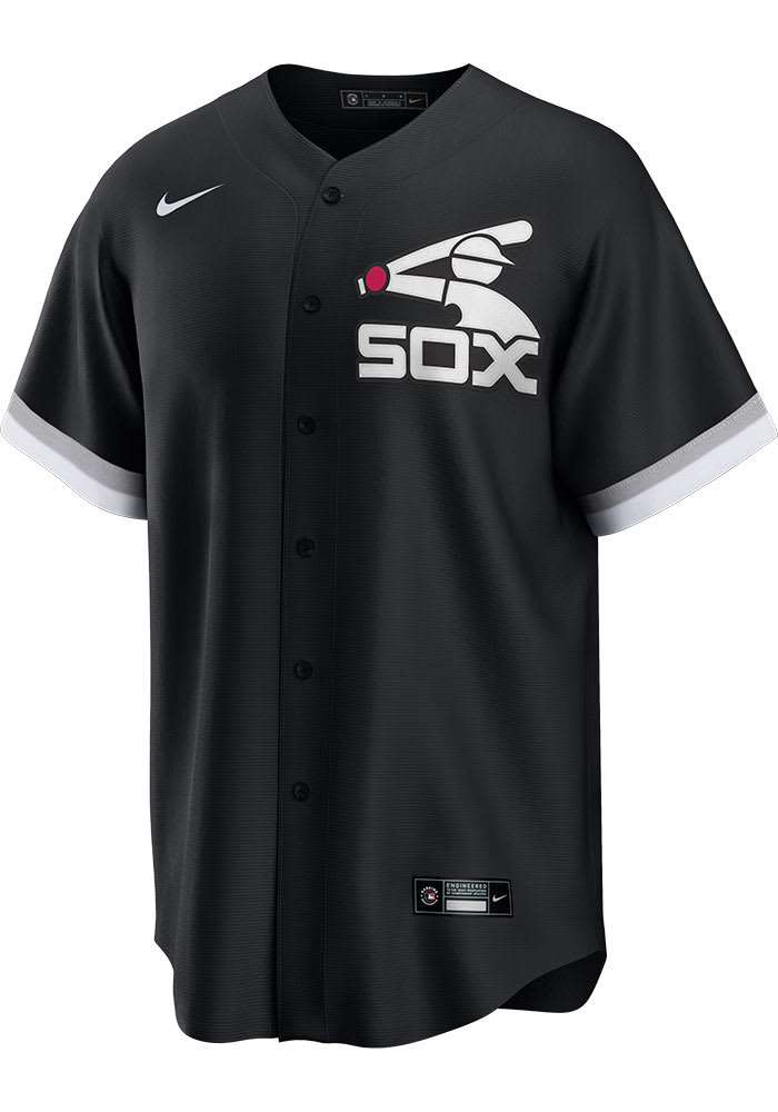 Chicago White Sox Mens Nike Replica BLACK Alt Jersey - 17325290