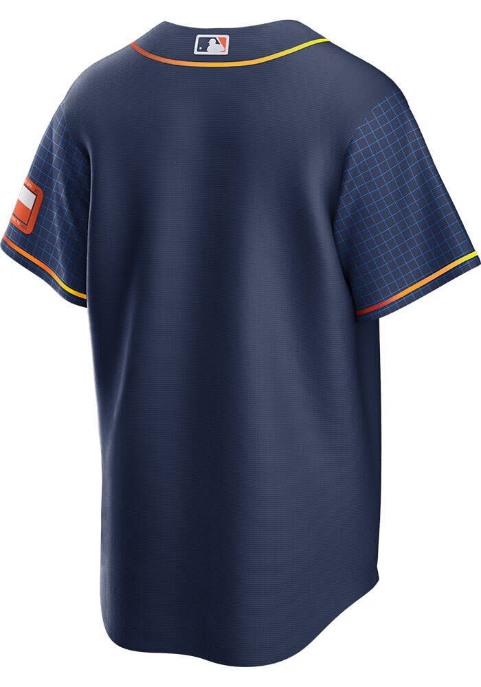 Houston Astros Mens Nike Replica ORANGE City Connect Jersey - 17325308