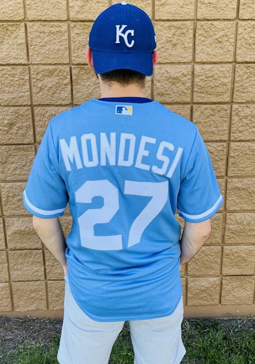 Adalberto Mondesi Kansas City Royals Mens Replica LIGHT BLUE Alt