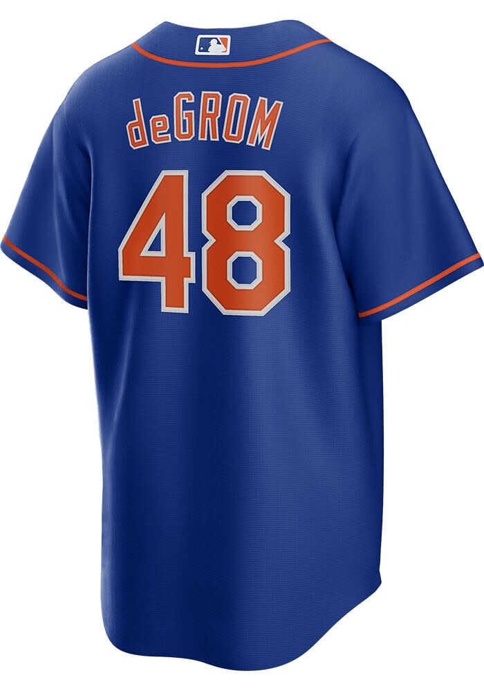 Nike Men's Texas Rangers Jacob deGrom White Home Replica Player Jersey, deals Size XXL