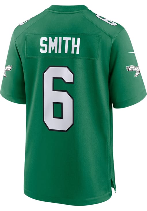 Devonta Smith Philadelphia Eagles Game Jersey - Kelly Green