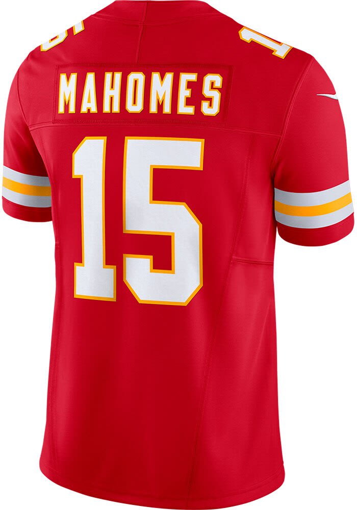 Patrick Mahomes Kansas City Chiefs Mens Red Vapor F.U.S.E. Limited