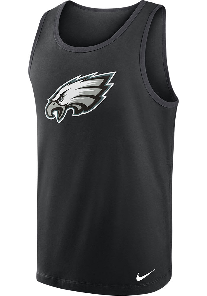 Nike Philadelphia Eagles Mens Black Primetime Racerback Short Sleeve Tank Top