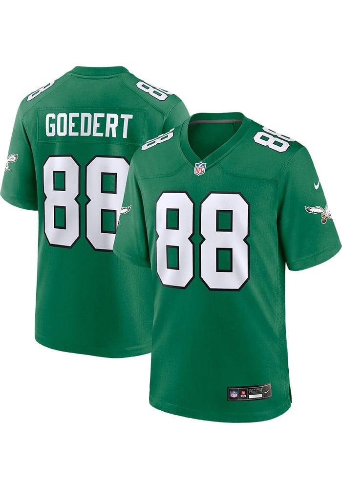 Nike Philadelphia Eagles No88 Dallas Goedert Anthracite Salute to Service Men's Stitched NFL Limited Therma Long Sleeve Jersey