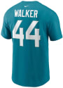Travon Walker Jacksonville Jaguars Nike Name and Number T-Shirt - Teal