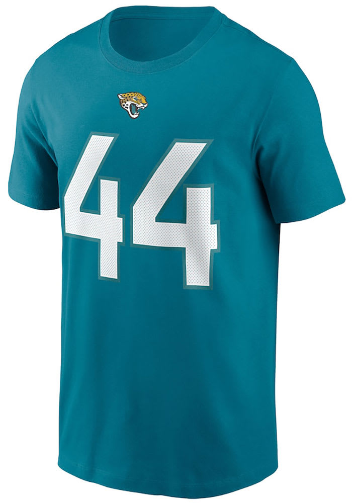 激レア walker wear Travon Walker Jacksonville Jaguars TEAL ALTERNATE Jersey - 17326050