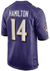 Main image for Kyle Hamilton  Nike Baltimore Ravens Purple HOME Football Jersey