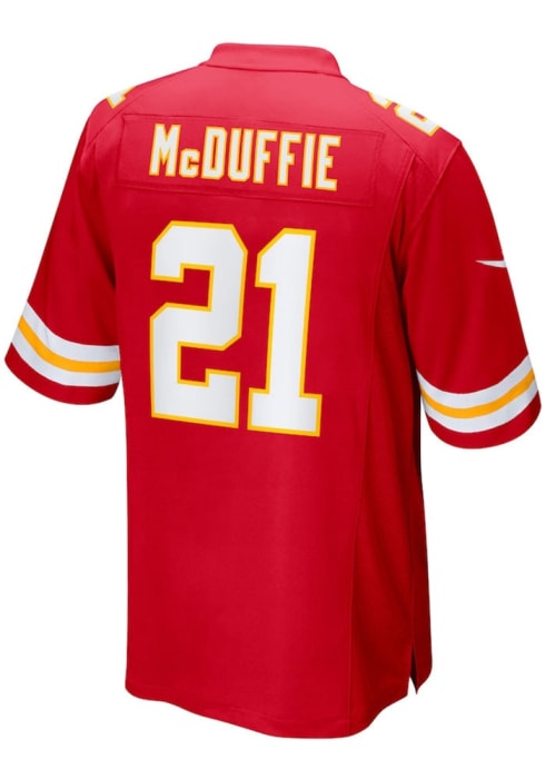 Trent Mcduffie Kansas City Chiefs HOME Jersey - Red