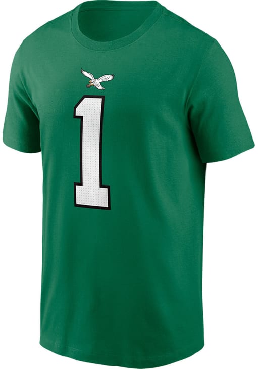 Jalen Hurts Philadelphia Eagles Kelly Green Player Short Sleeve Player T Shirt