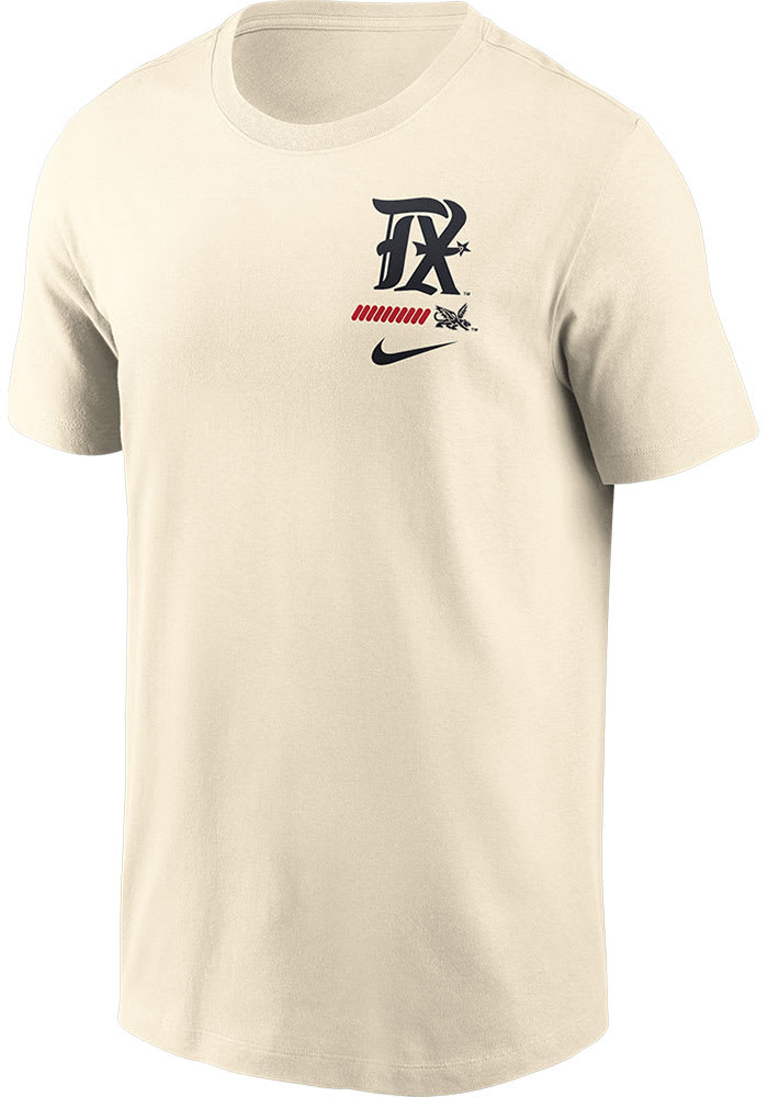 Nike Texas Rangers TAN City Connect Graphic Short Sleeve T