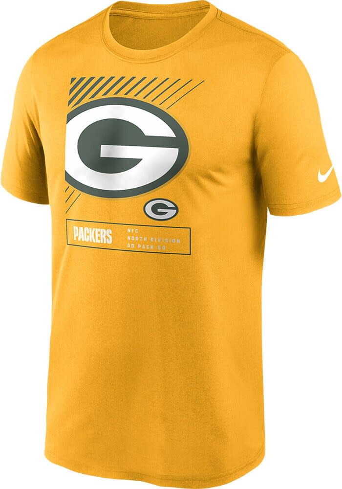 green and gold nike shirt