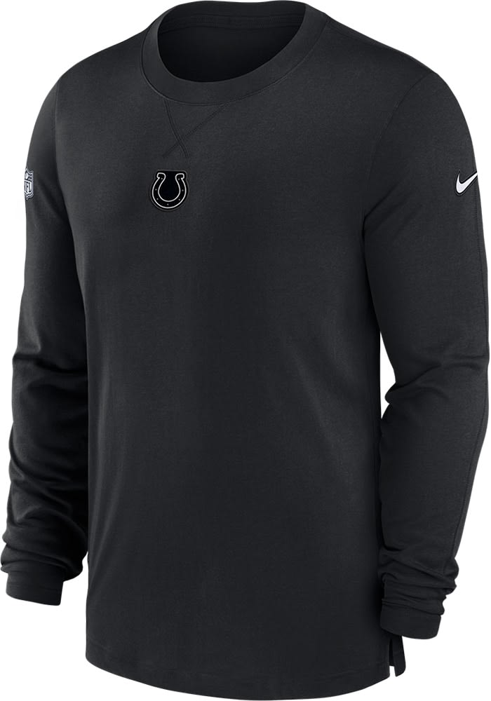 Nike Indianapolis Colts BLACK Sideline Player Long Sleeve Fashion