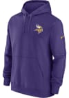 Main image for Nike Minnesota Vikings Mens Purple Sideline Club Fleece Long Sleeve Hoodie