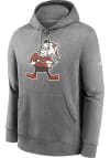 Main image for Nike Cleveland Browns Mens Grey REWIND CLUB Long Sleeve Hoodie