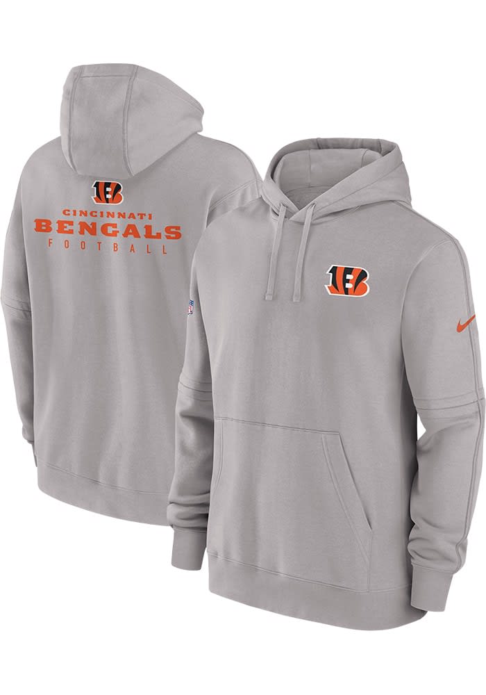 Nike Cincinnati Bengals Mens GREY Sideline Club Fleece