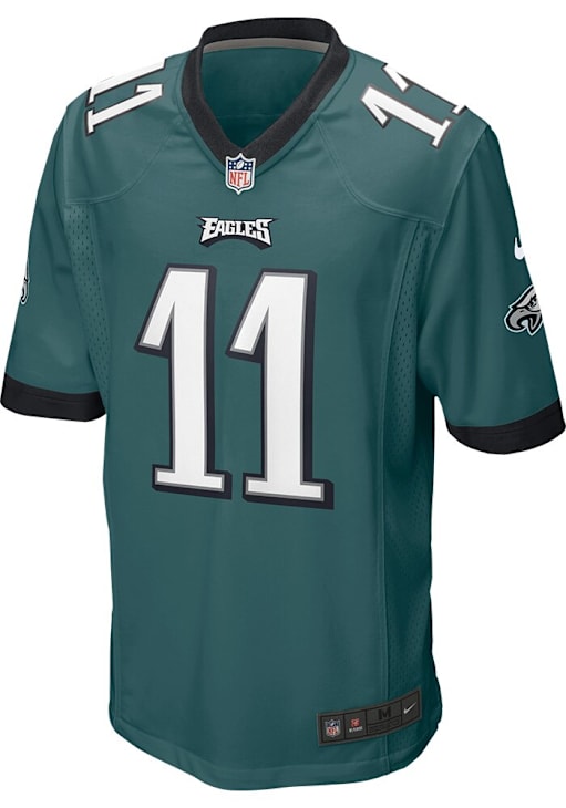 AJ Brown Philadelphia Eagles MIDNIGHTGREEN HOME Jersey 17326407