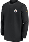 Main image for Nike Pittsburgh Steelers Mens Black Sideline Long Sleeve Sweatshirt